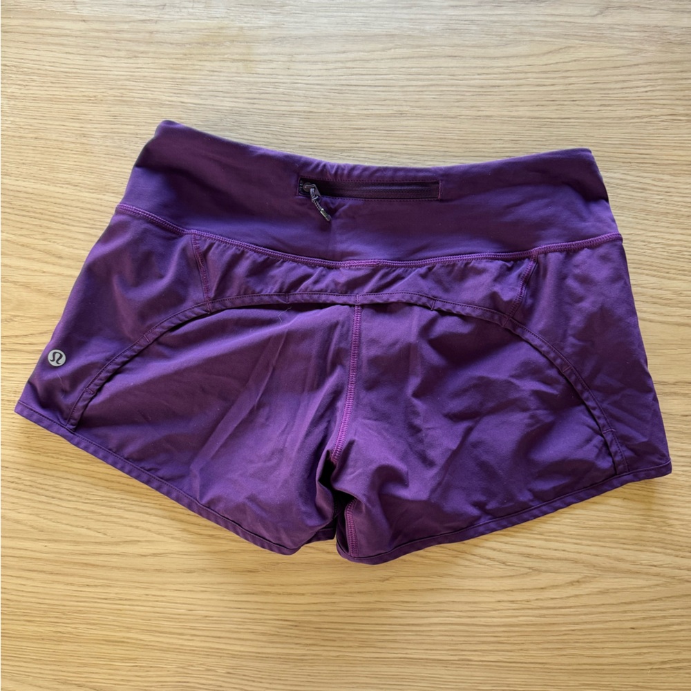 Lululemon Purple Running Shorts